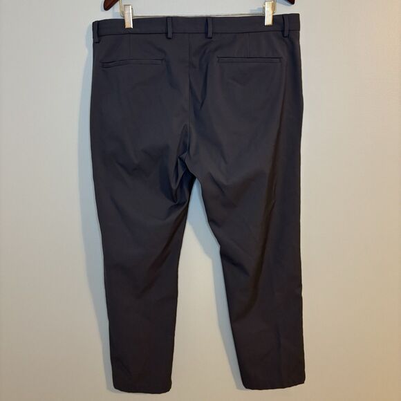 Theory Zaine SW Neoteric Pants Mens 36x27 Gray Polyamide Stretch - Picture 3 of 8